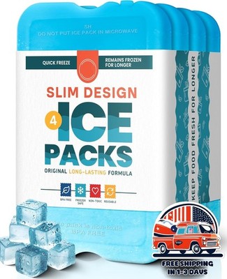 Paquete de hielo reutilizable de larga duración para refrigeradores portátiles
