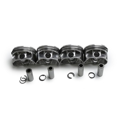 4X Piston & Ring Set Fit For Mercedes C200 GLC250 E300 2.0T Φ83mm A2740300417