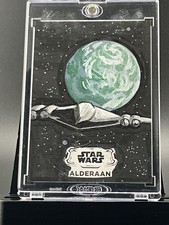 2025 Topps Star Wars Hyperspace ALDERAAN Sketch Card by Isiah Xavier Bradley