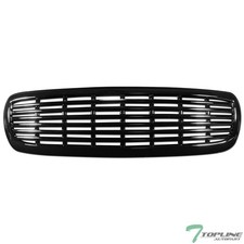 Topline For 1997-2004 Dodge Dakotadurango Horizontal Front Bumper Grille - Blk