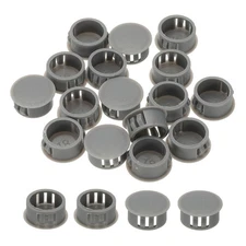 Plastic Hole Plugs, 99 Pcs 5/7"(19mm) Round Plastic Hole Caps, Gray