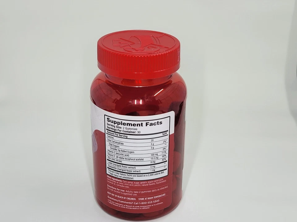 Gomitas Ocuvite Eye Health 60 CT, fruta mixta CADUCIDAD: diciembre 2025 Foto 2 de 2