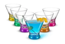 SET OF 6 7.5OZ COCKTAIL GLASSES