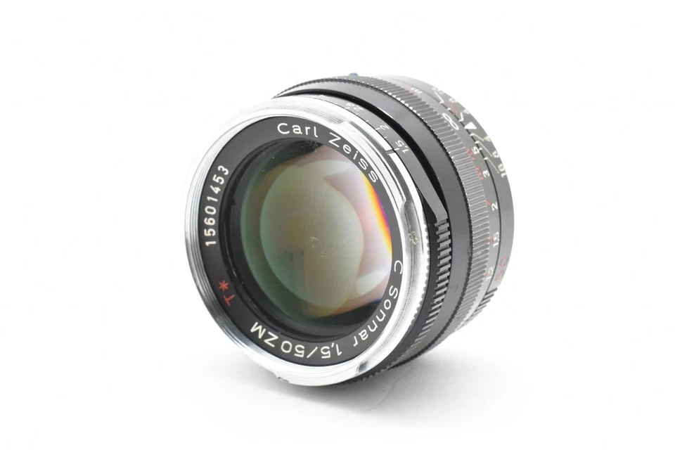 [Muy bueno] Carl Zeiss C Sonnar 50 mm F/1,5 ZM de Japón #2720A Foto 3 de 4