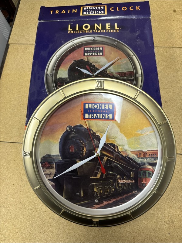 Lionel Train Collectible Train Wall Clock -1996