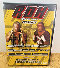 Terry Funk & Shane Douglas- Straight Shootin' Series DVD- ROH/ECW/WCW Wrestling