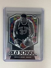 2019-20 Mosaic Old School Patrick Ewing 2 New York Knicks Insert Basketball Card