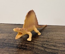 Vintage Plastic 5" Dimetrodon Dinosaur CE Collectible Toy 1986 Dino