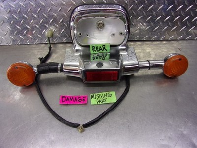 1046 I SUZUKI VOLUSIA VL800 2004 REAR TAILLIGH (NO LENTS) TURN SIGNAL LIGHTS BAR
