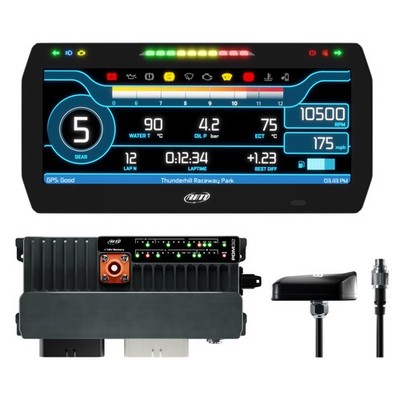 AiM PDM32 Advanced PDM/Datenlogger 4 m Dach GPS + 10 Zoll Straßenanzeige Option