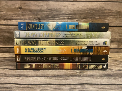 Scientology Dianetics Way To Happiness DVD Blu-Ray Lot 7 Titles L Ron Hubbard - Imagen 1 de 4