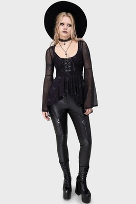 Killstar Vaultlum Trousers Pants Womens Goth Alternative Plus