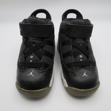 Nike Toddler Black Air Jordan 6 Rings BT Sneakers 323420-021 Size US 6C EU 22