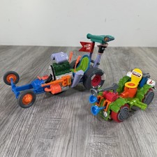 Vintage 1990 TMNT Sewer Dragster Toliet Taxi Lot  Teenage Mutant Ninja Turtles