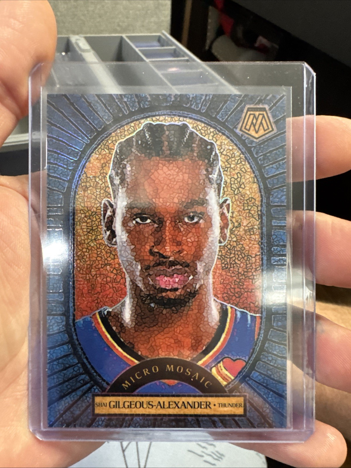 2024-25 Panini Mosaic Shai Gilgeous-Alexander #4 Micro Mosaic