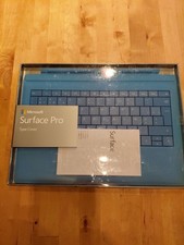 Genuine Microsoft Surface Pro3 Pro Type Cover Keyboard 1709 English Blue