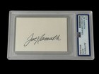 Joe Namath Alabama Crimson Tide New York Jets HOF Signed Autograph PSA DNA Slab