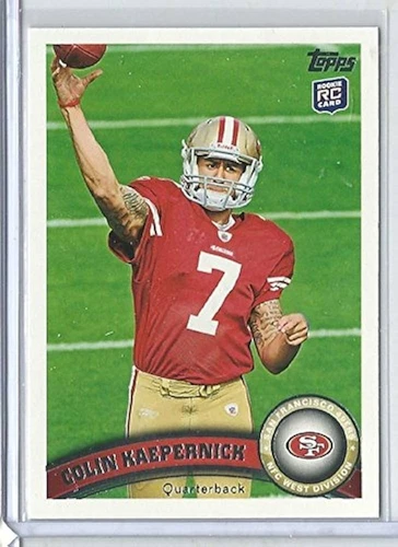 2011 Topps - Colin Kaepernick #413 Throwing (RC)