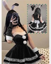 Black Bunny Costume Dress (Size M) ? Girls' Bar Outfit / Cosplay