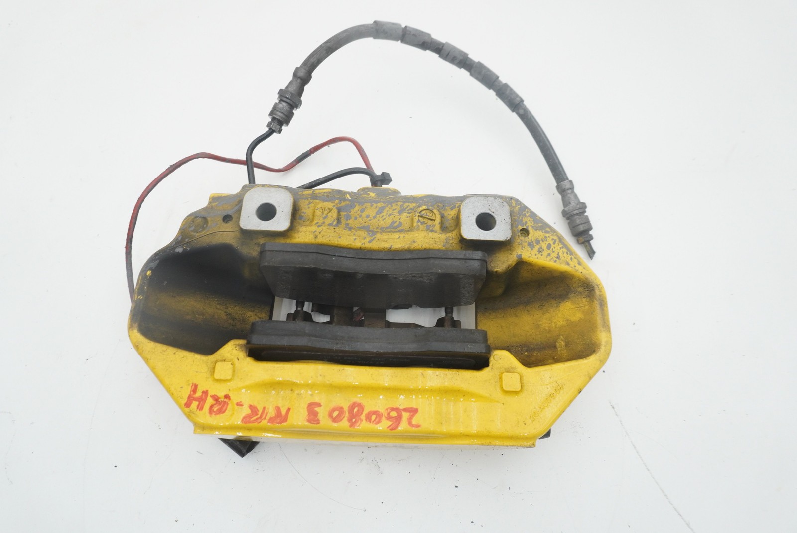 Ferrari GTC4Lusso 2018 Rear Right Brake caliper bracket Yellow P/N 336053