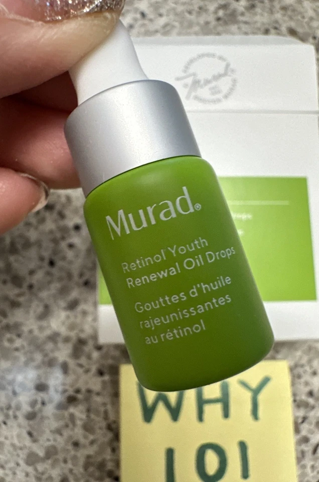Murad Resurgence Retinol Youth Renewal Oil Drops .1oz/3mL SAMPLE SZ SEAL BOX - Image 2 of 4