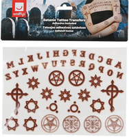 Smiffys Make-Up FX Satanische Tattoo-ÜBertragungen Halloween Accessoire