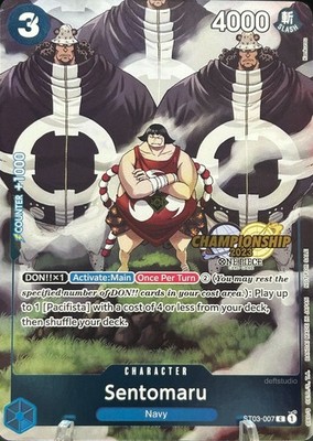   Sentomaru   ST03-007 Full Art Foil Celebration  Stamp CS 2023 One Piece TCG NM