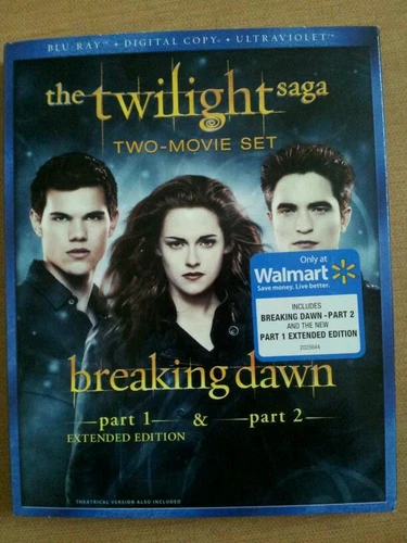 Twilight Breaking Dawn Part 1 Extended 2 Blu ray Digital UltraViolet Walmart