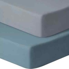 Baby Crib Sheets for Boys Girls, 2 Pack Fitted Crib Sheet for Standard Crib and