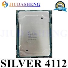 Intel Xeon Silver 4112 CPU 2.60GHz 4-Core 8.25MB LGA3647 Server Processor SR3GN