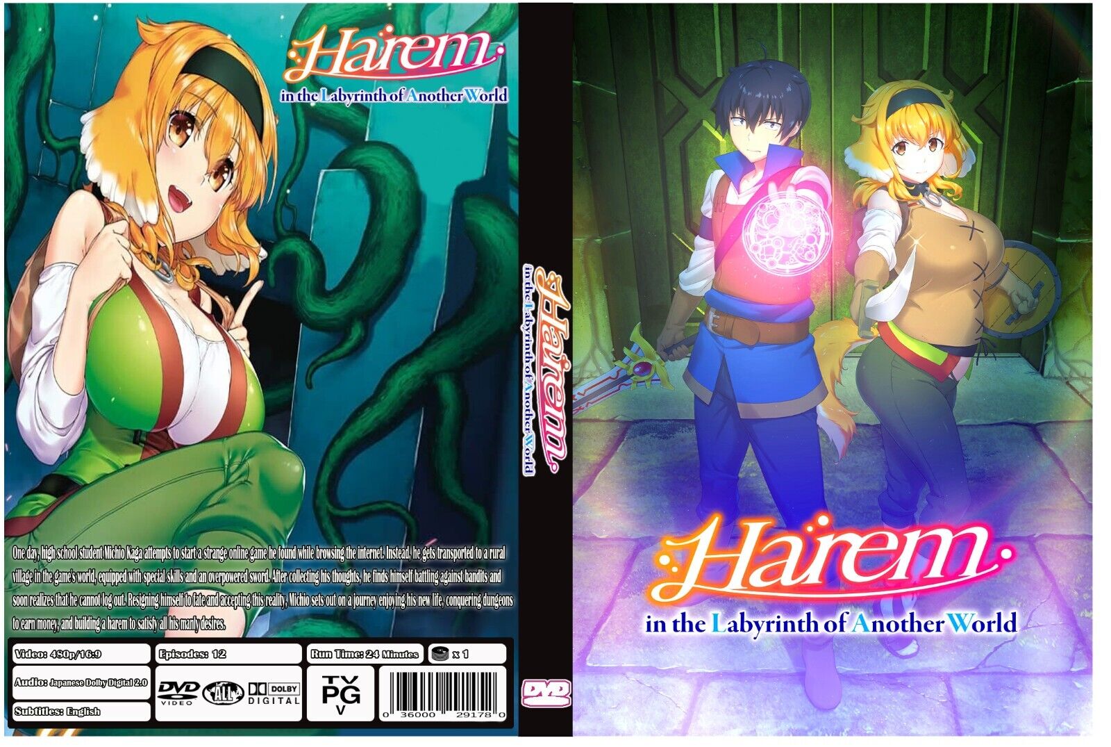 Harem in the Labyrinth of Another World (VOL.1 - 12 End) ~ All Region  ~Anime DVD