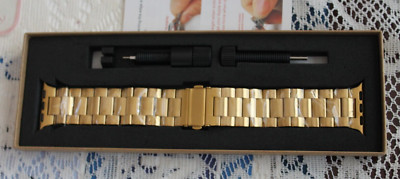 Libra Gemini Wristband Apple Watch Gold Color Stainless Adjustable (38/40/41mm)