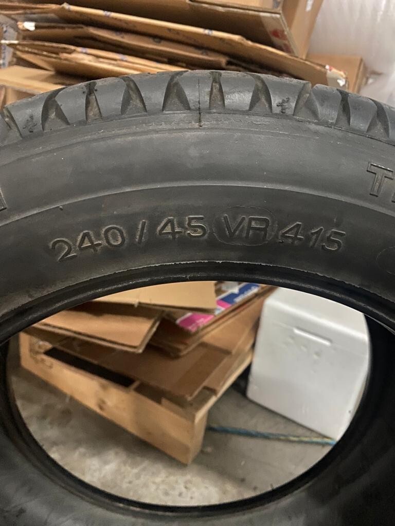 MICHELIN 240/45VR415 TRX For Ferrari Used Sold as a Pair