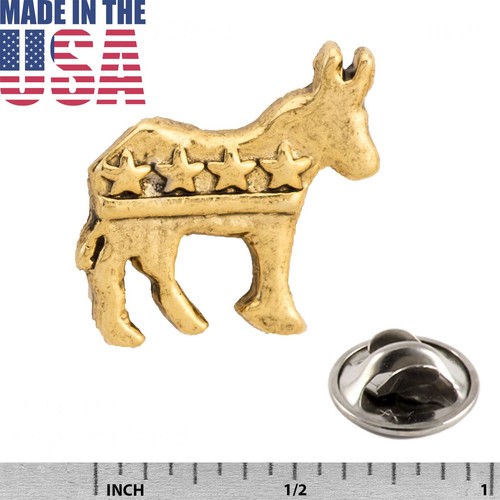 Creative Pewter Designs Democratic Donkey Lapel Pin or Tie Tack, A1032MP - Picture 15 of 19