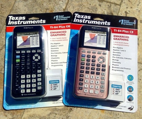 🌟🎈 Texas Instruments TI-84 Plus CE Graphing White / Black / Purple Infinitely - Picture 7 of 28