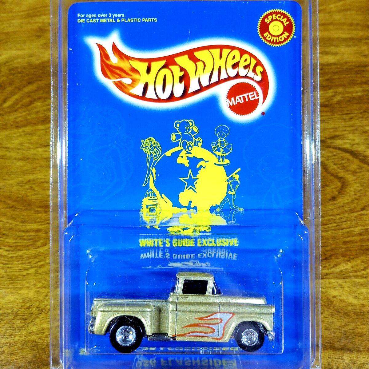 ホワイトスカイヴィールスカート Hot Wheels White's Guide Exclusive Promo '56 Flashsider MF Gold