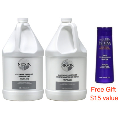 NIOXIN System 1 Cleanser Shampoo  &  conditioner Gallon (See Descriptions)