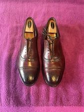 New Without Box Allen Edmonds Strand In Burgundy 10.5 D