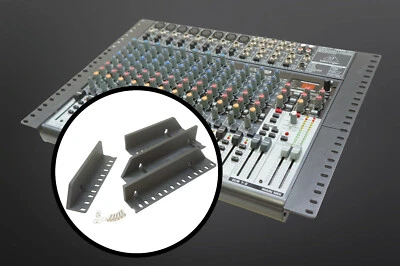 WOP 19" Rack Mount Ears for Behringer XENYX X2222USB Mixer (X2222 USB) Server
