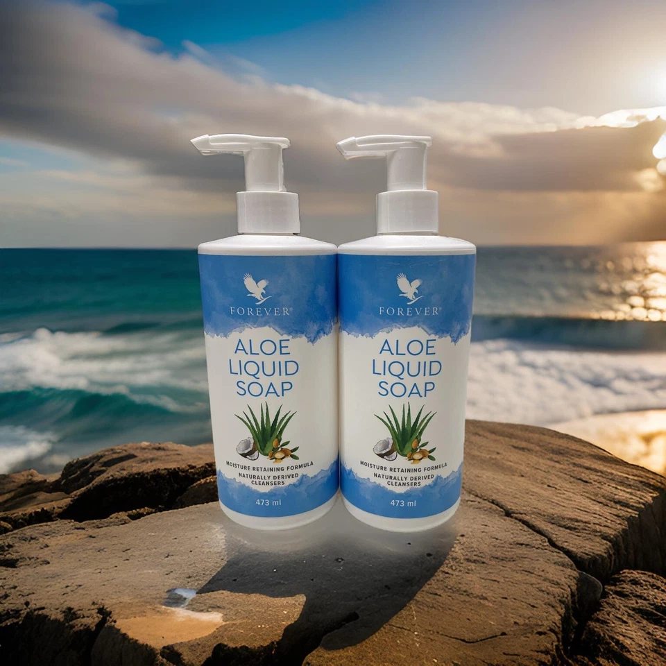 2 Forever Living Aloe Vera Liquid Soap 473 ml NEU Flüssigseife / Zwei Stück