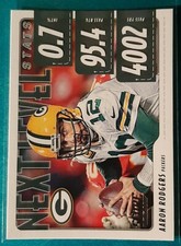 2020 SCORE NEXT LEVEL STATS AARON RODGERS GREEN BAY PACKERS 