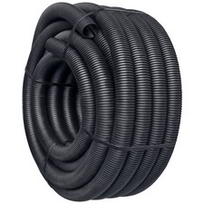 Wellrohr schwarz geschlitzt Meterware Leerrohr Flexrohr div. Längen und Größen