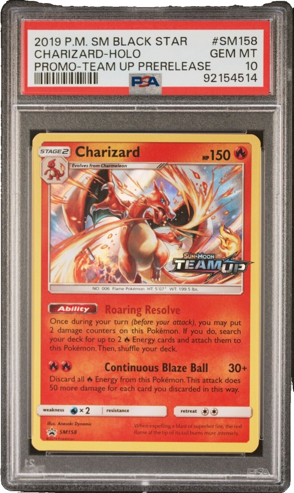 【ARS8】リザードン 海外版限定イラスト TEAMUP SM158 PROMO Charizard Team Up Prerelease | eBay