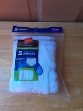 Hanes Boys 5 Pair Briefs Size XS 4-5  NEW WITH TAGS