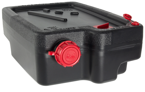 Oil Change Drain Pan 10 Quart Leak-Proof Automotive container, Black