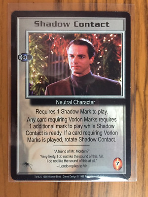 Shadow Contact  Star Trek Babylon 5 CCG Promo NM