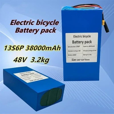 13s6p 100% Brand New 48v 38ah  Battery Pack 38000mah 48v 2000w 50A BMS
