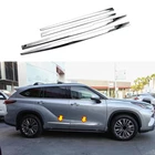 For Toyota Highlander/Kluger 2020-2026 Chrome Body Side Door Molding Cover Trim