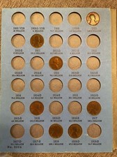 lincoln head cent collection 1909 to 1940