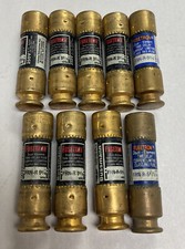 Bussmann,FRN-R 5 6/10,Fusetron Fuse Lot Of 9 NOS